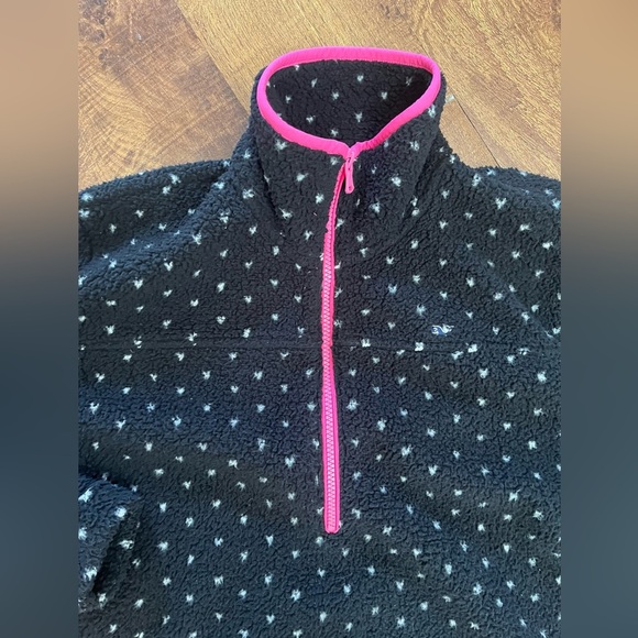 Vineyard vines 1/2 half zip fleece pullover women XS extra small - Picture 2 of 7